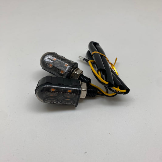 Mini turn signals 4 pcs – Smoke glass