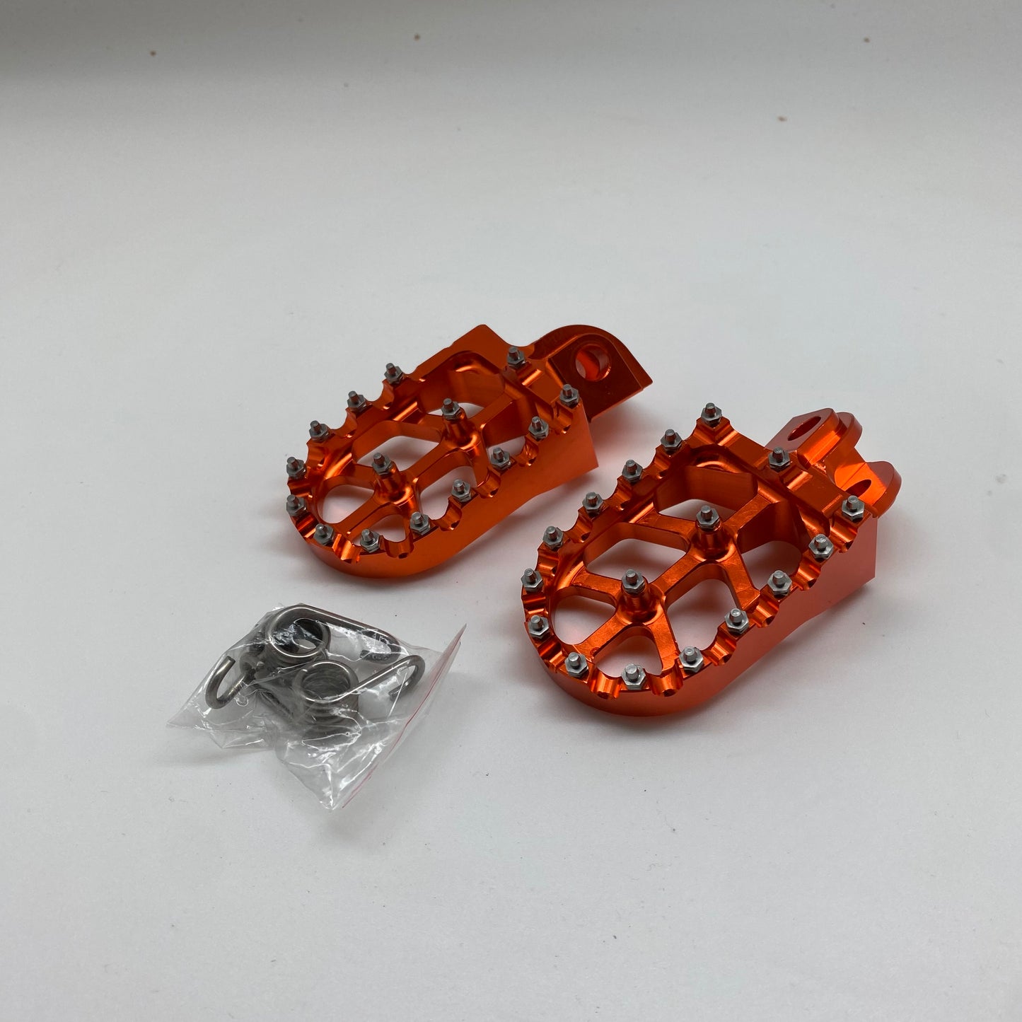 Race pegs foot pegs - Orange